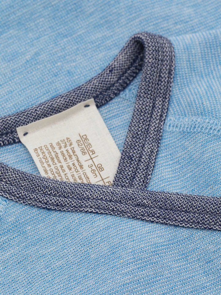comazo earth Body mit Wolle-Seide in Hellblau-Melange günstig kaufen