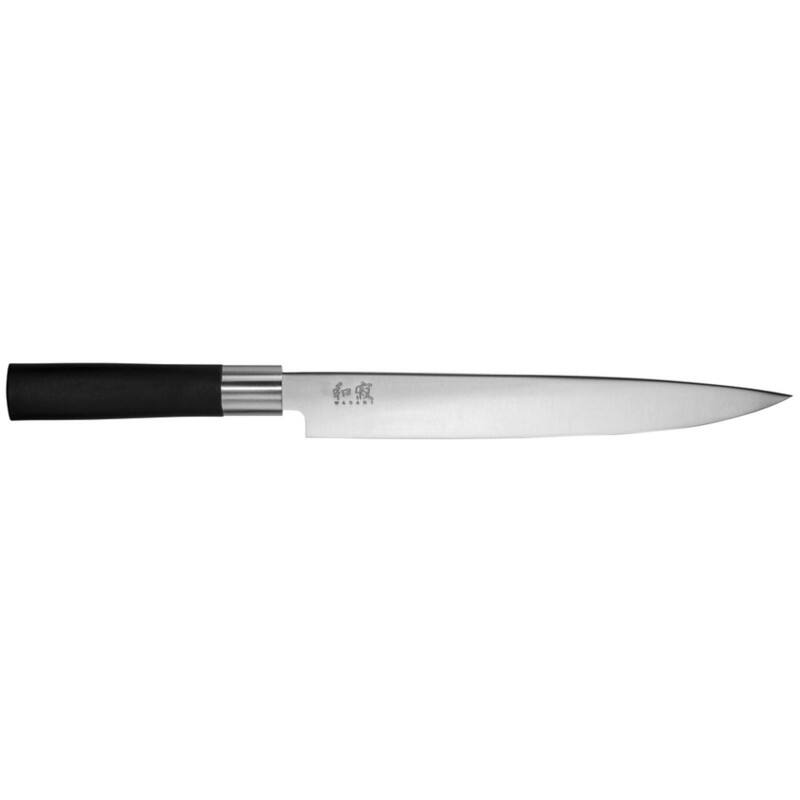 kai Schinkenmesser Edelstahl, Kunststoff KAI WA6723L Schwarz, Silber