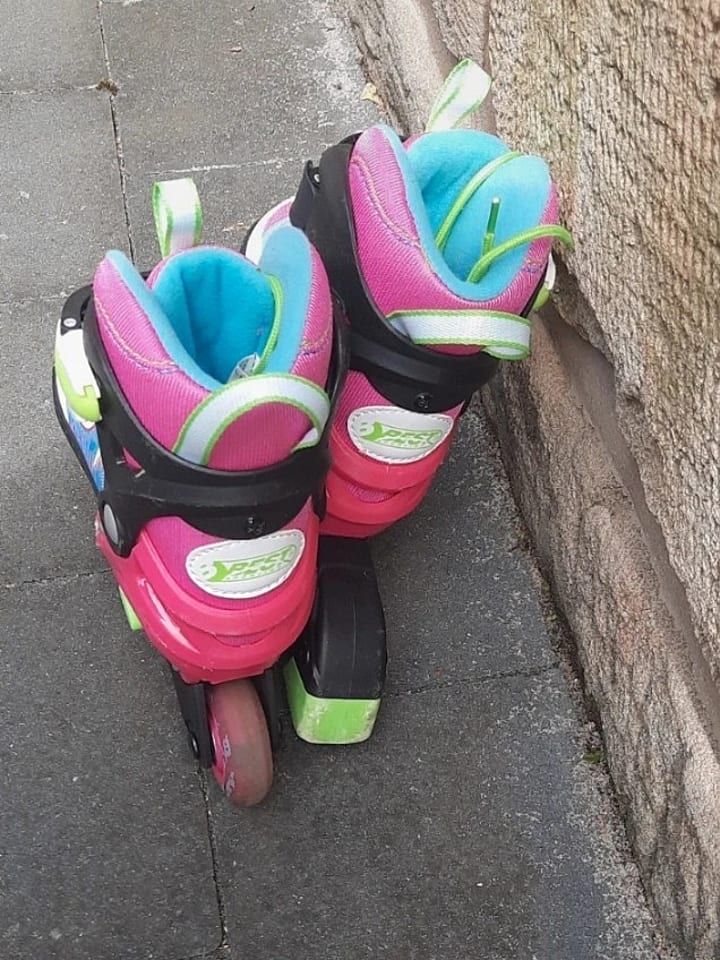 Best Sporting Inliner pink-blau günstig kaufen 30-33