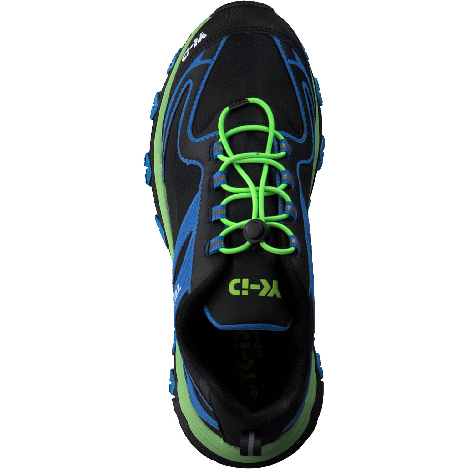 Salamander Cedric 27102, Trekkingschuhe, Kinder, Schwarz/Blau/Neongrün