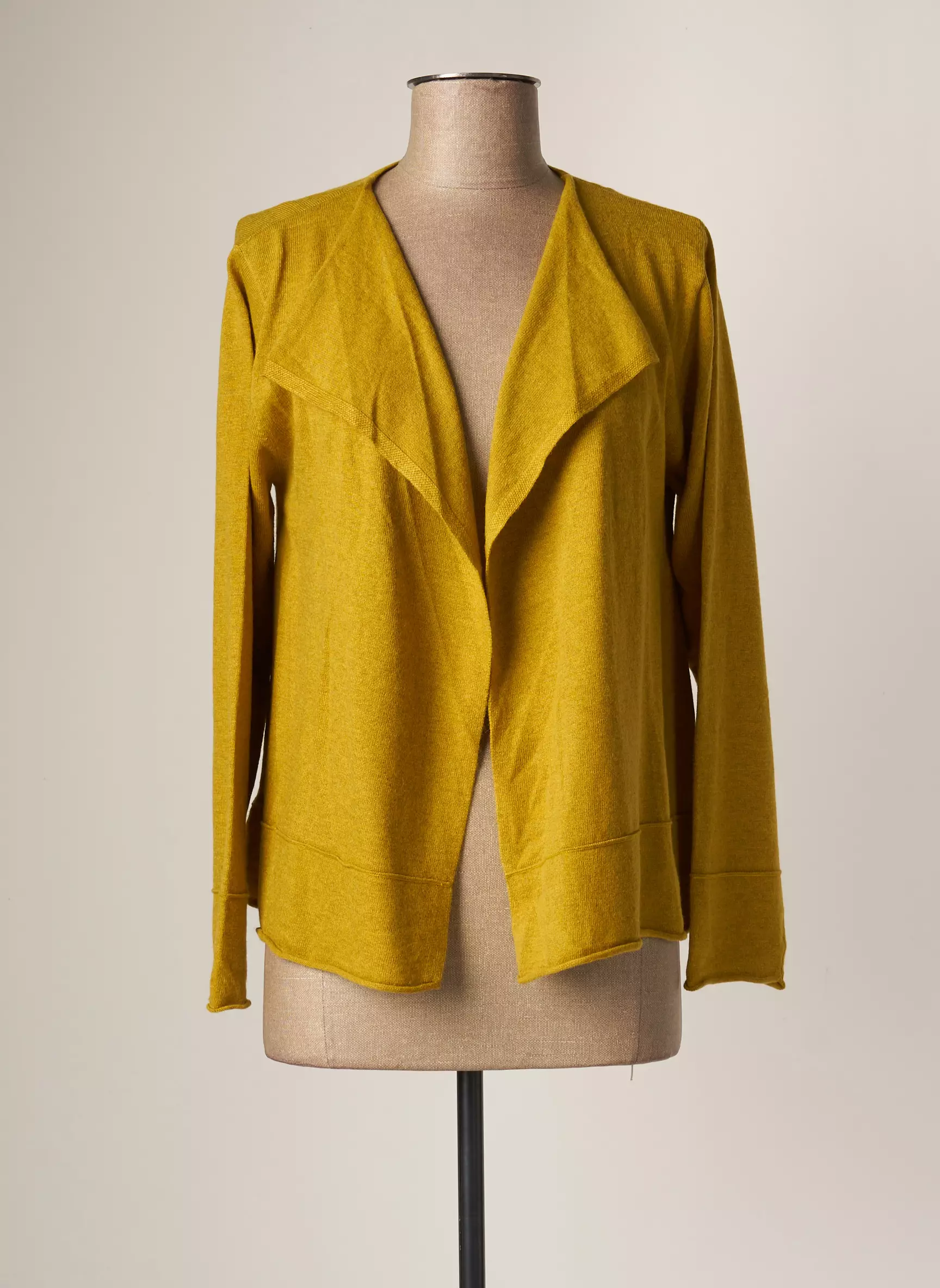 Masai Cardigans Femme couleur jaune