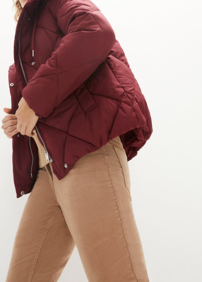Steppjacke mit Kapuze