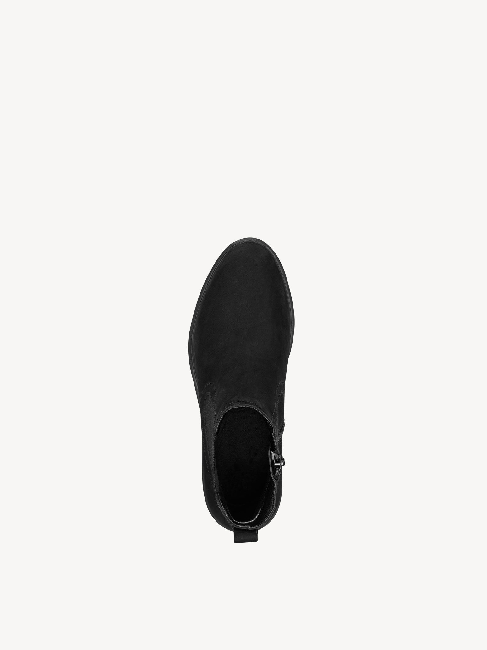 Bottine Chelsea en cuir - noir