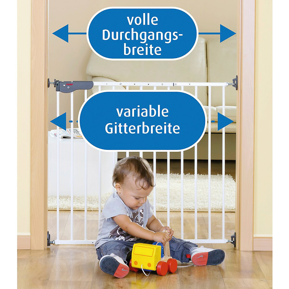 Treppenschutzgitter S-Gate 73-110 cm
