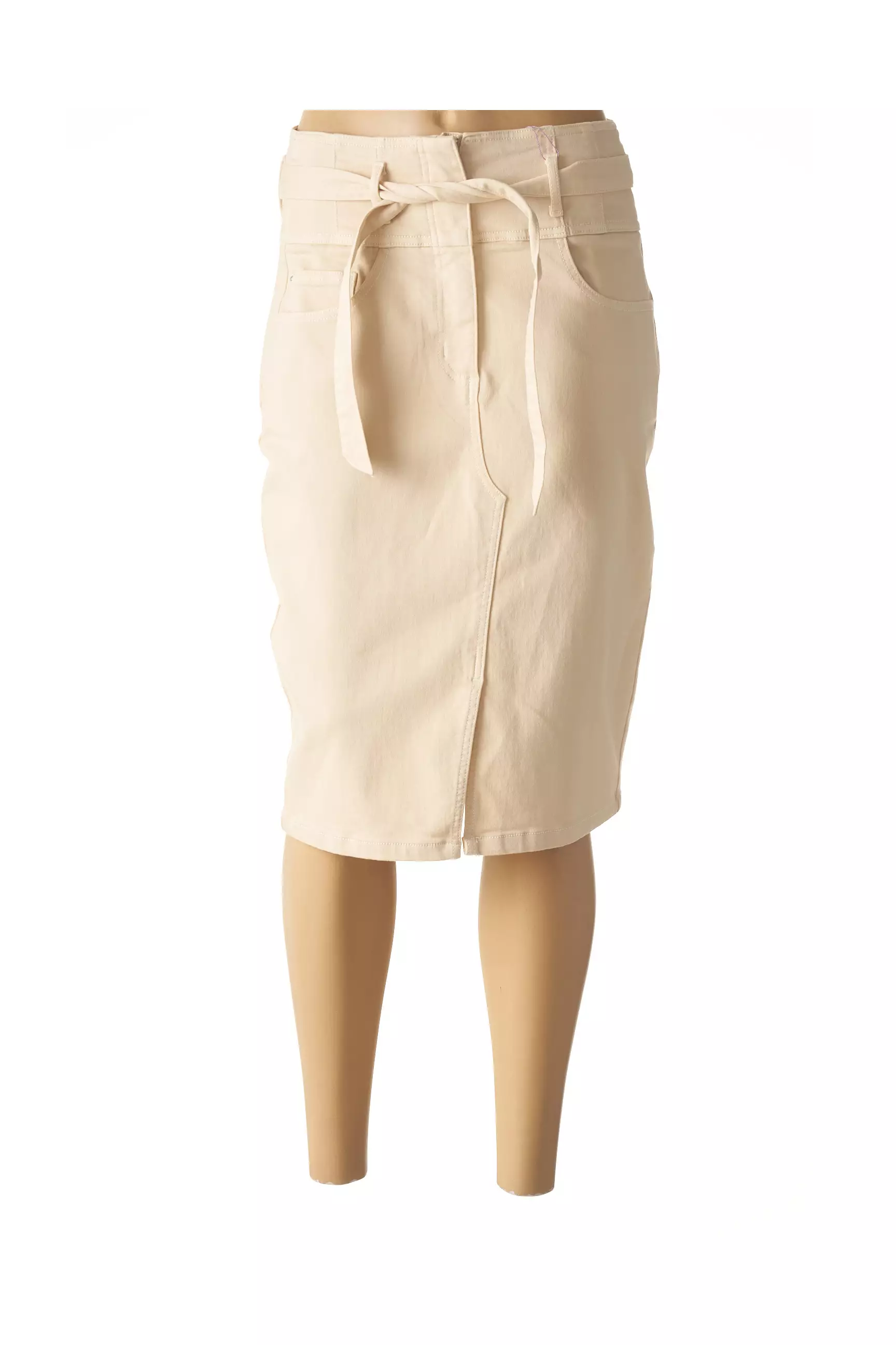 Julie Guerlande Jupes Mi Longues Femme couleur beige
