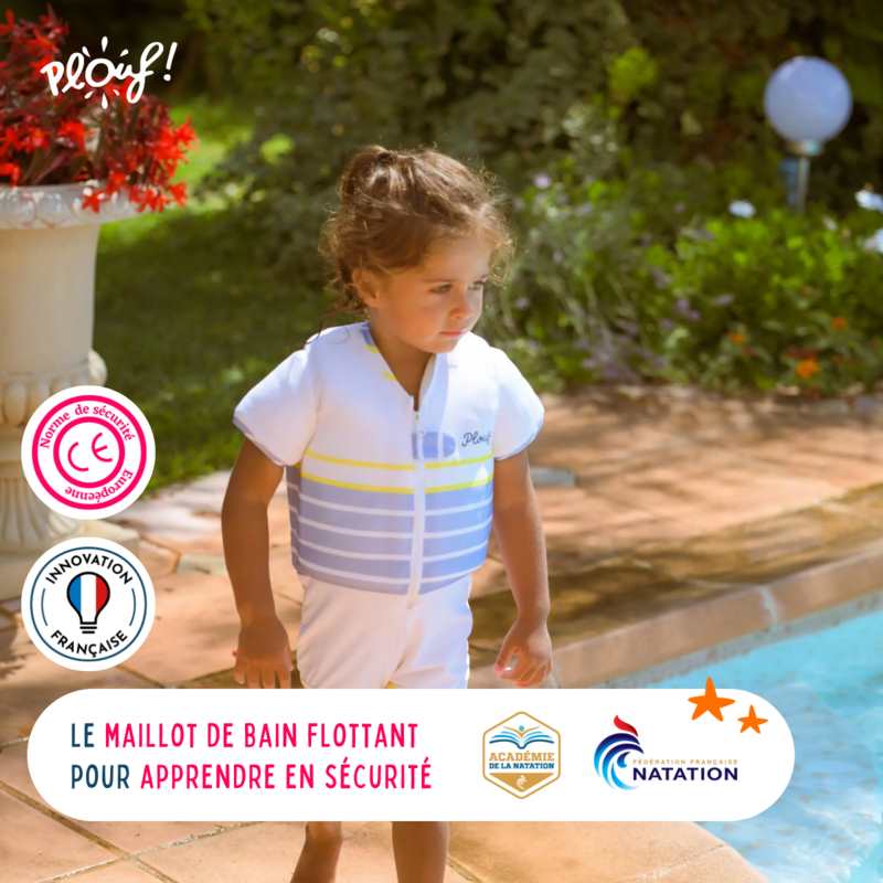 Maillot de bain flottant : Corsaire Blanc