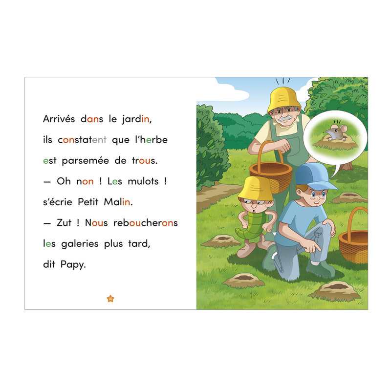 Livre Le jardinier gaffeur, milieu CP Les Alphas - Récréalire