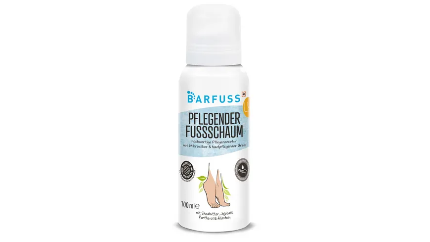 BARFUSS Pflegender Fussschaum 100 ml