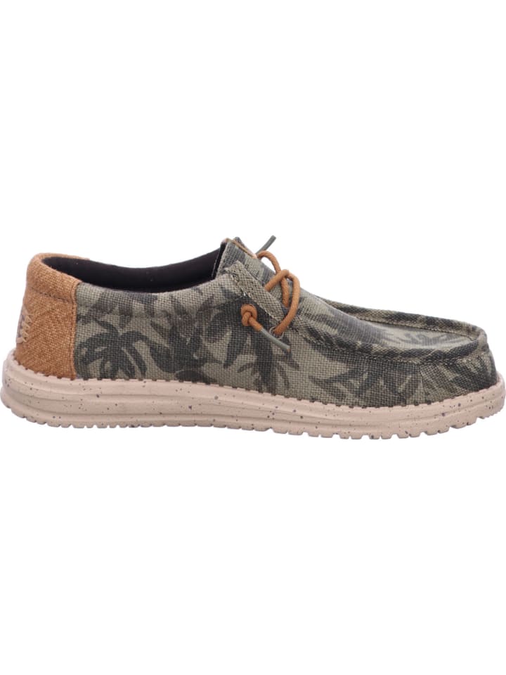 Hey Dude Herren Halbschuhe Wally in Grün günstig kaufen