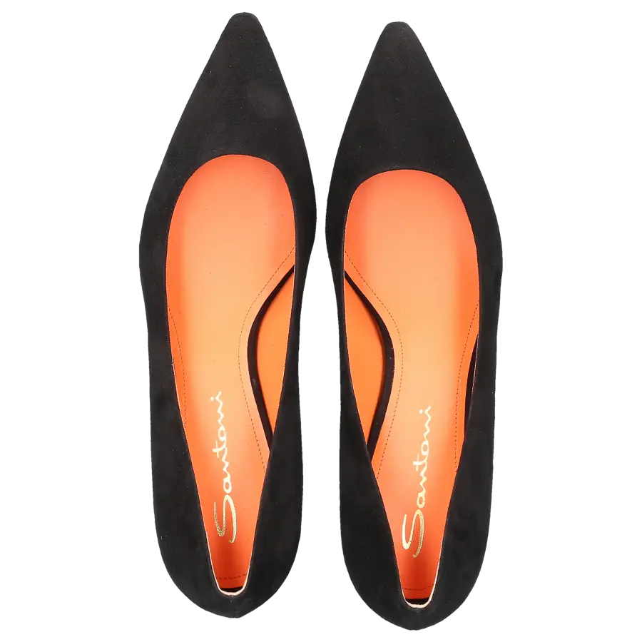 Santoni - Pumps 70049 Veloursleder - schwarz