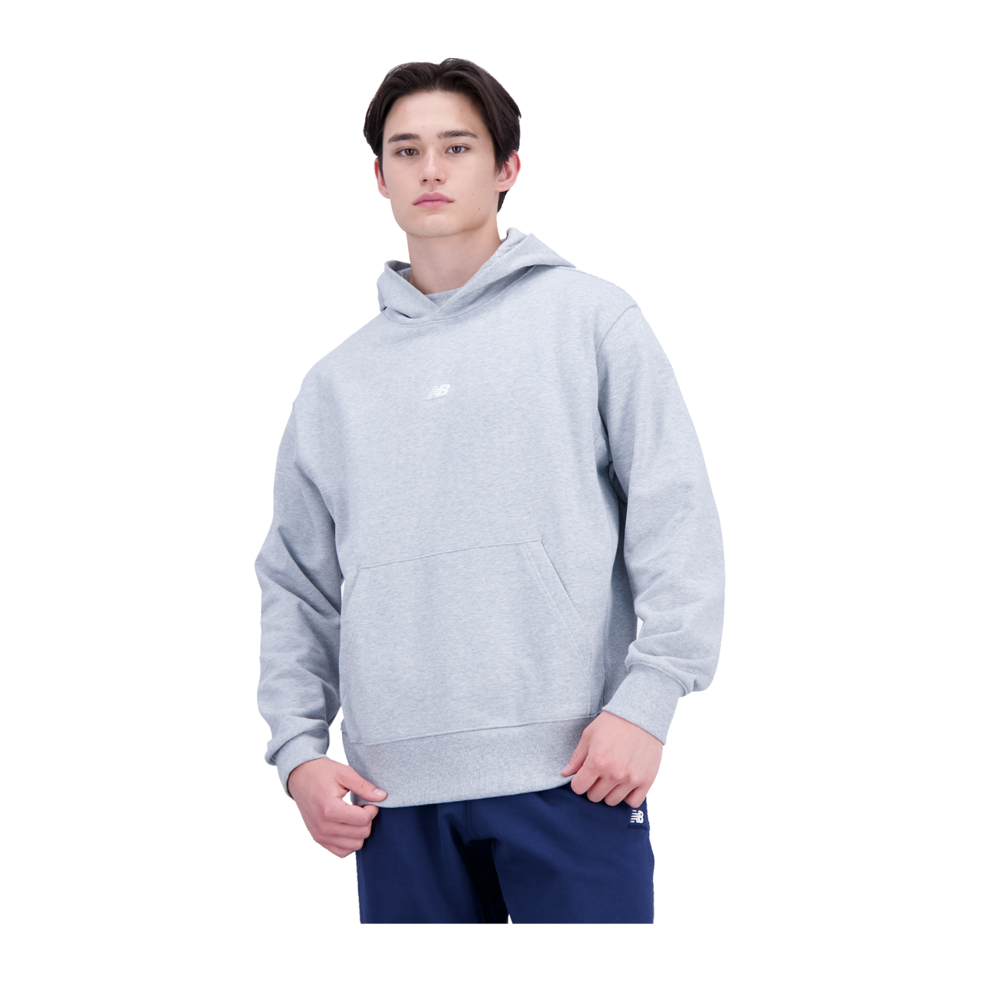 New Balance Athletics Remastered Hoody Grau FAG