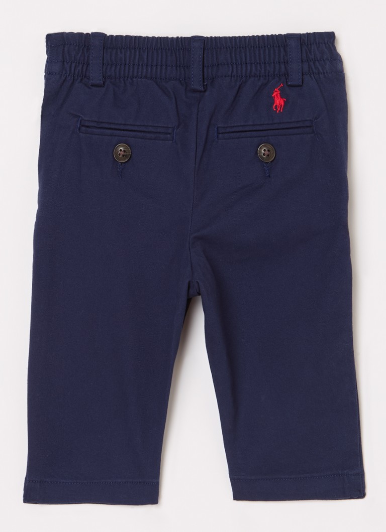 Pantaloni chino drepți Ralph Lauren cu buzunare laterale