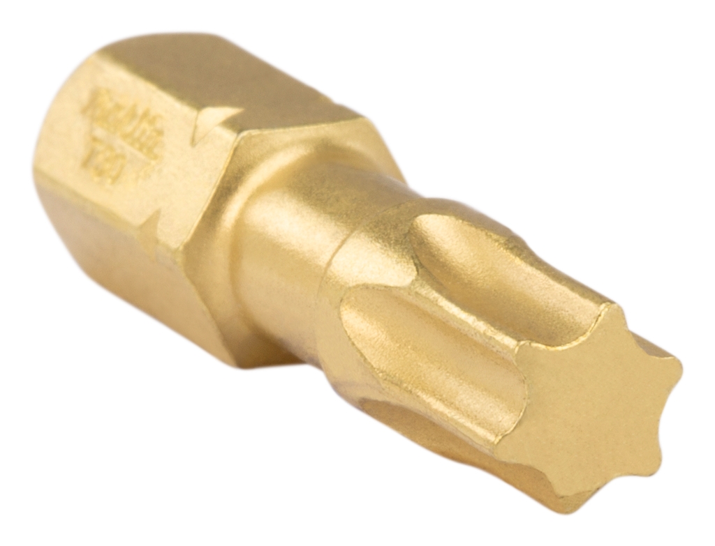 Makita-tilbehør B-28438 XTT slagskrutrekkerbits form C Torx 30 25 mm per 2 stk.