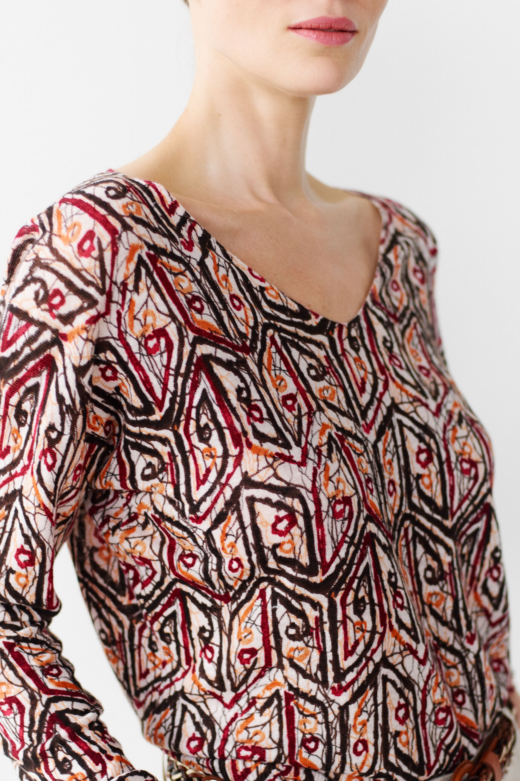 pull albane 100% lin taupe femme
