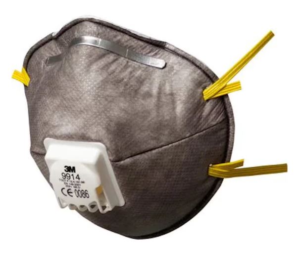 3M 1.21.15.991.48 9914SP Spezial-Staubmaske, FFP1, mit Ventil, 100 Stück
