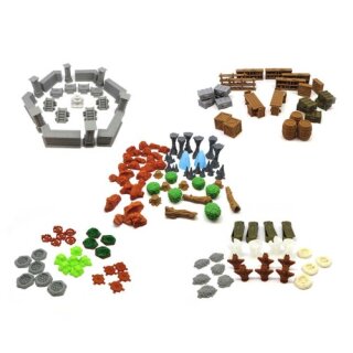 Full Scenery Pack for Gloomhaven - 139 Pieces