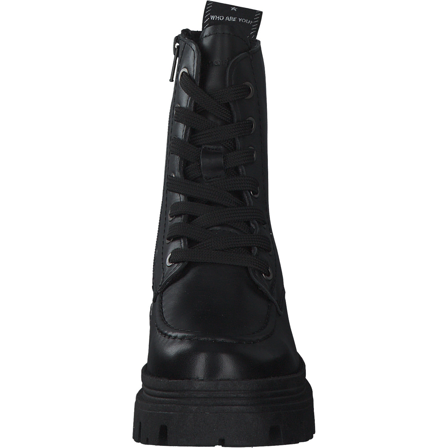 Tamaris 25240, Schnürstiefeletten, Damen, BLACK LEATHER