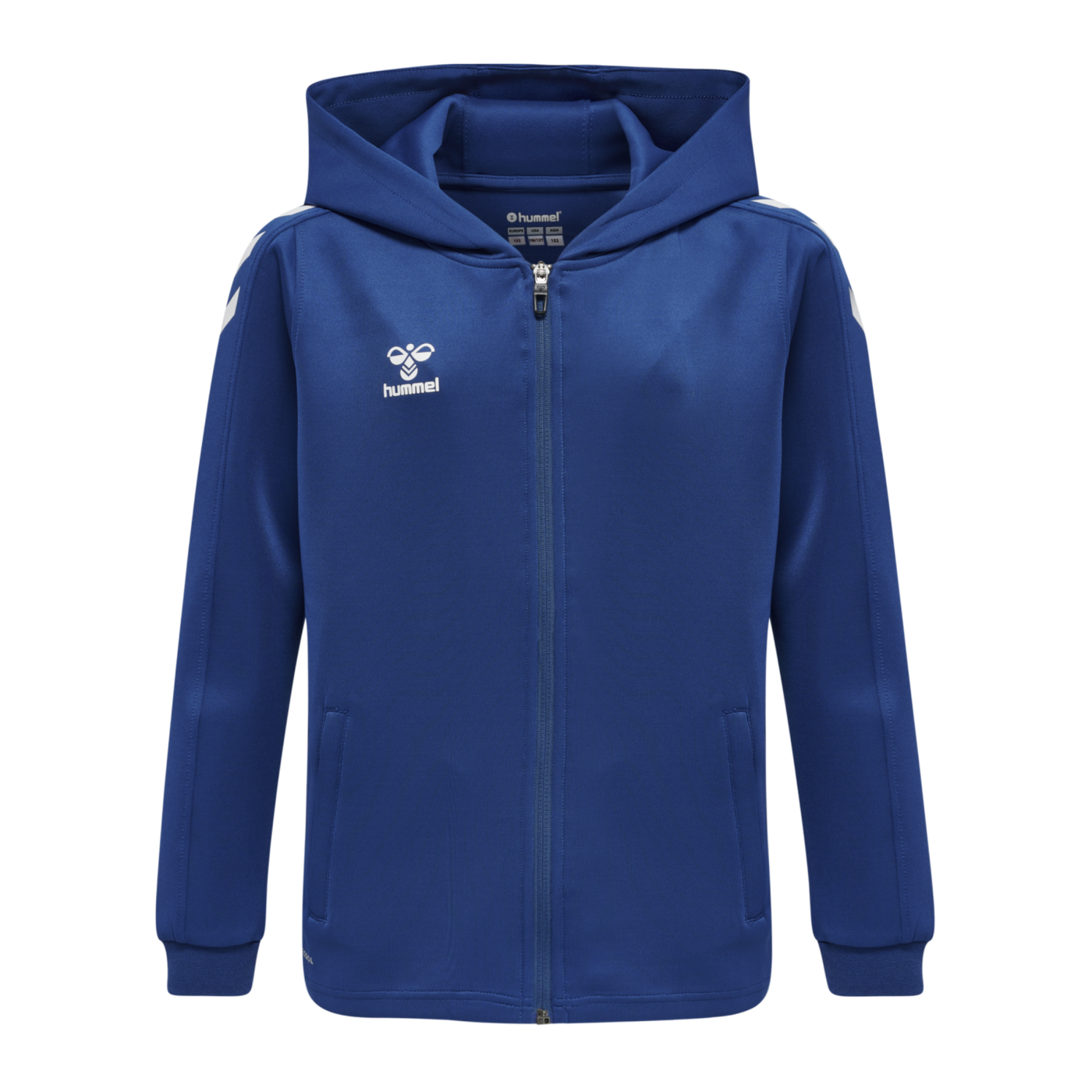 Hummel hmlCORE XK Kapuzenjacke Kids Blau F7045