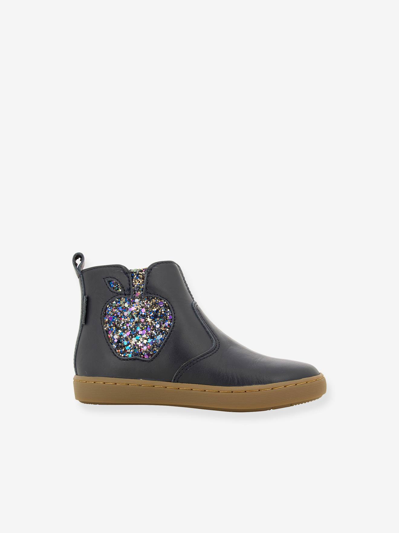 Boots enfant Play New Apple Nappa SHOO POM® noir