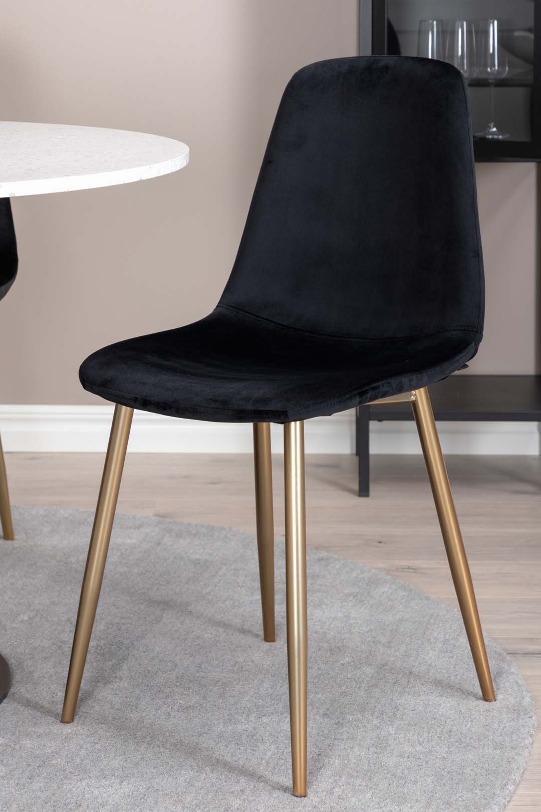 ebuy24 Essgruppe Razzia Essgruppe Tisch weiß und 4 Polar Stühle sch