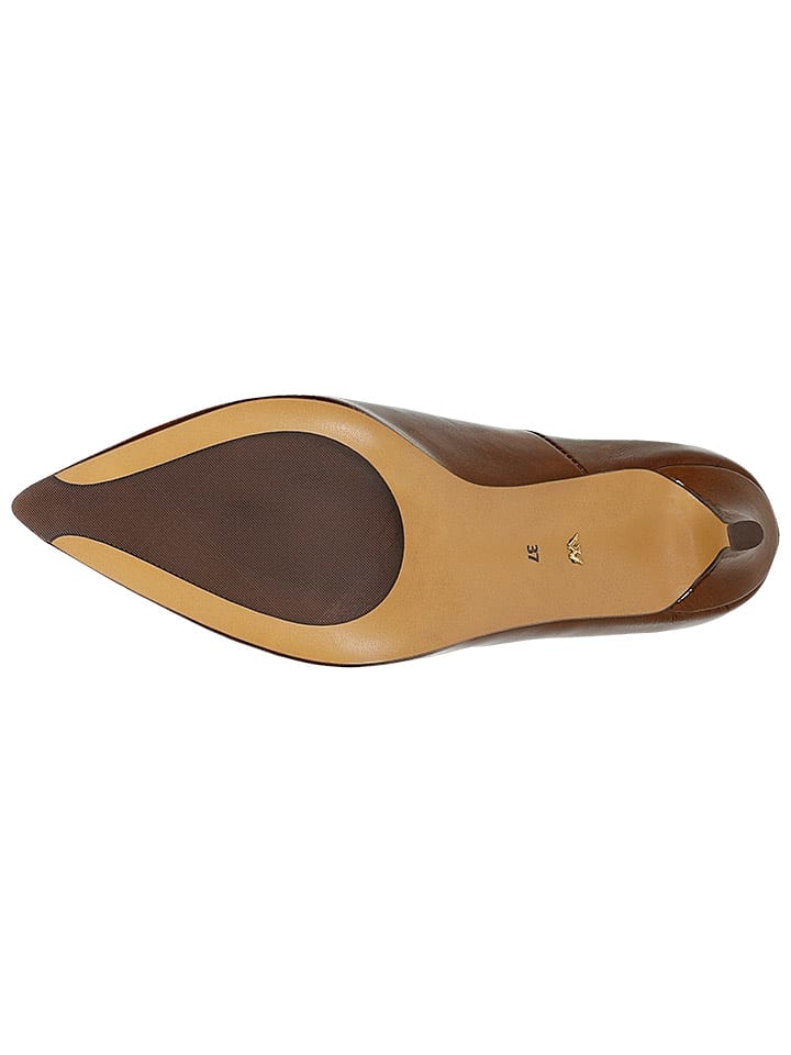 Wojas Leder-Pumps in Braun günstig kaufen