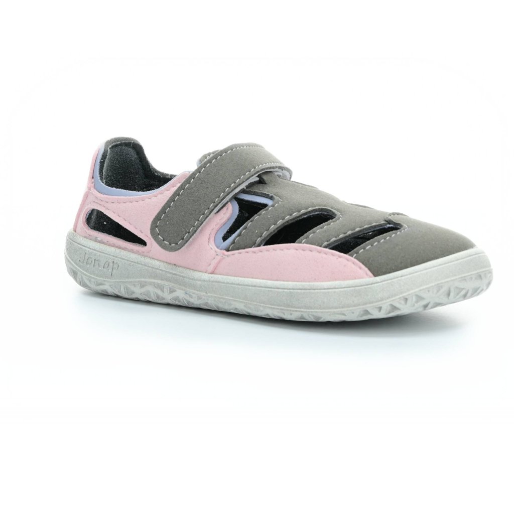 Jonap Danny Grau Rosa Barfußsandalen
