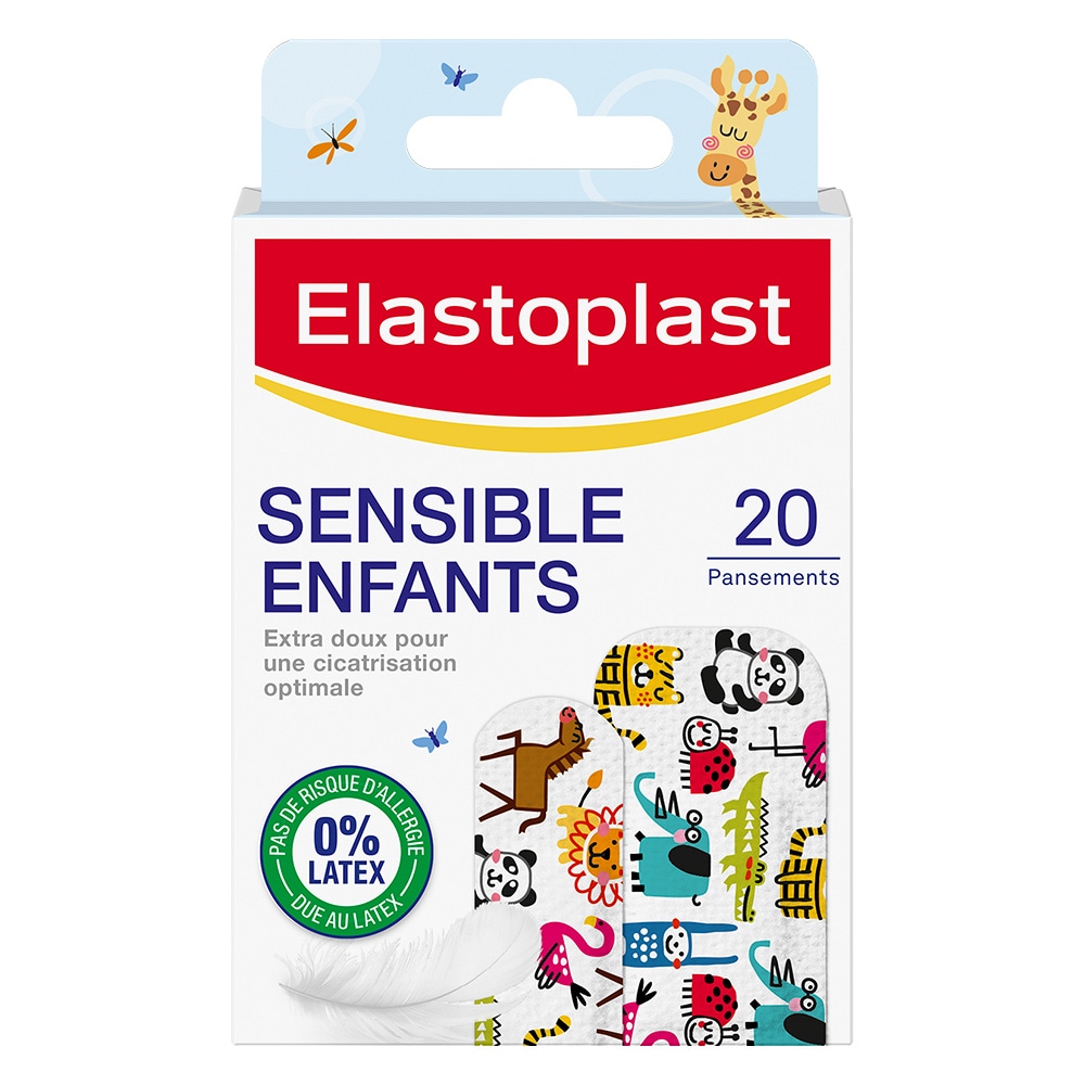 elastoplast ELASTOPLAST SENSIBLE ENFANTS - 20 pansements Pansement