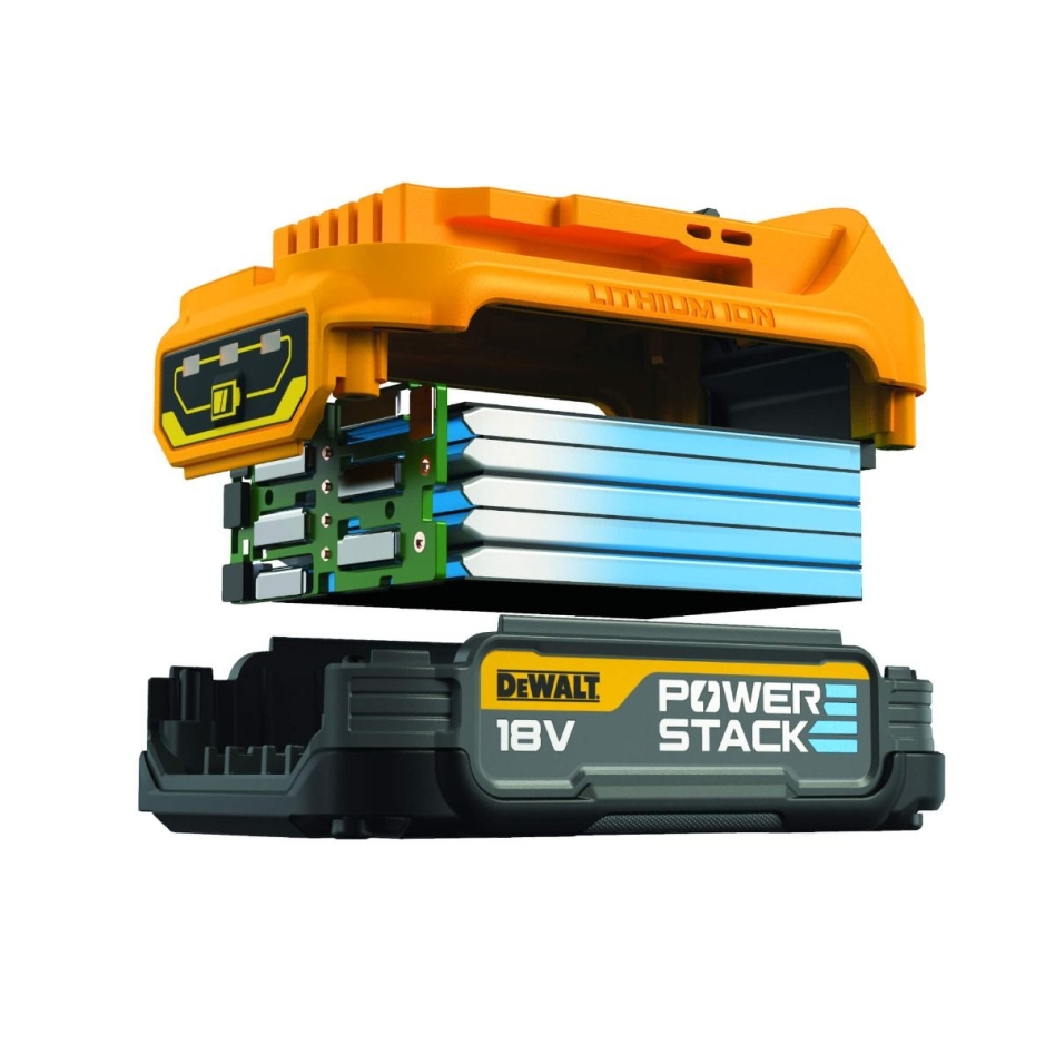 DeWalt DCBP034E2-XJ 18 V-os XR 1,7 Ah-s POWERSTACK akkumulátoros duplacsomag