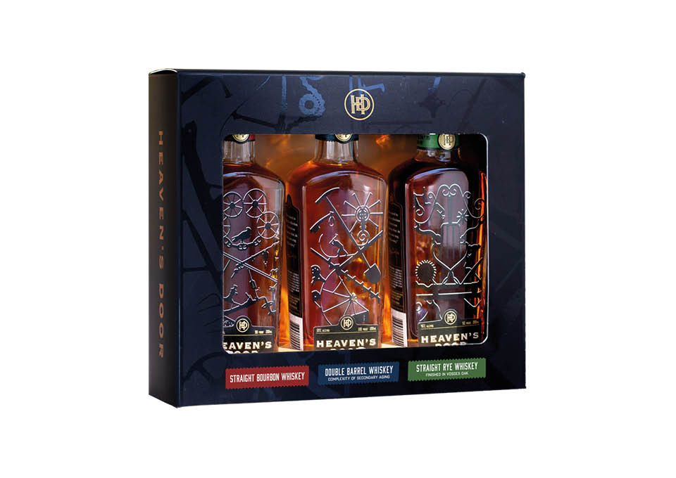 Whiskey Heaven's Door Trilogy Heaven's Door 3 bouteilles de 200 ㎖, ...