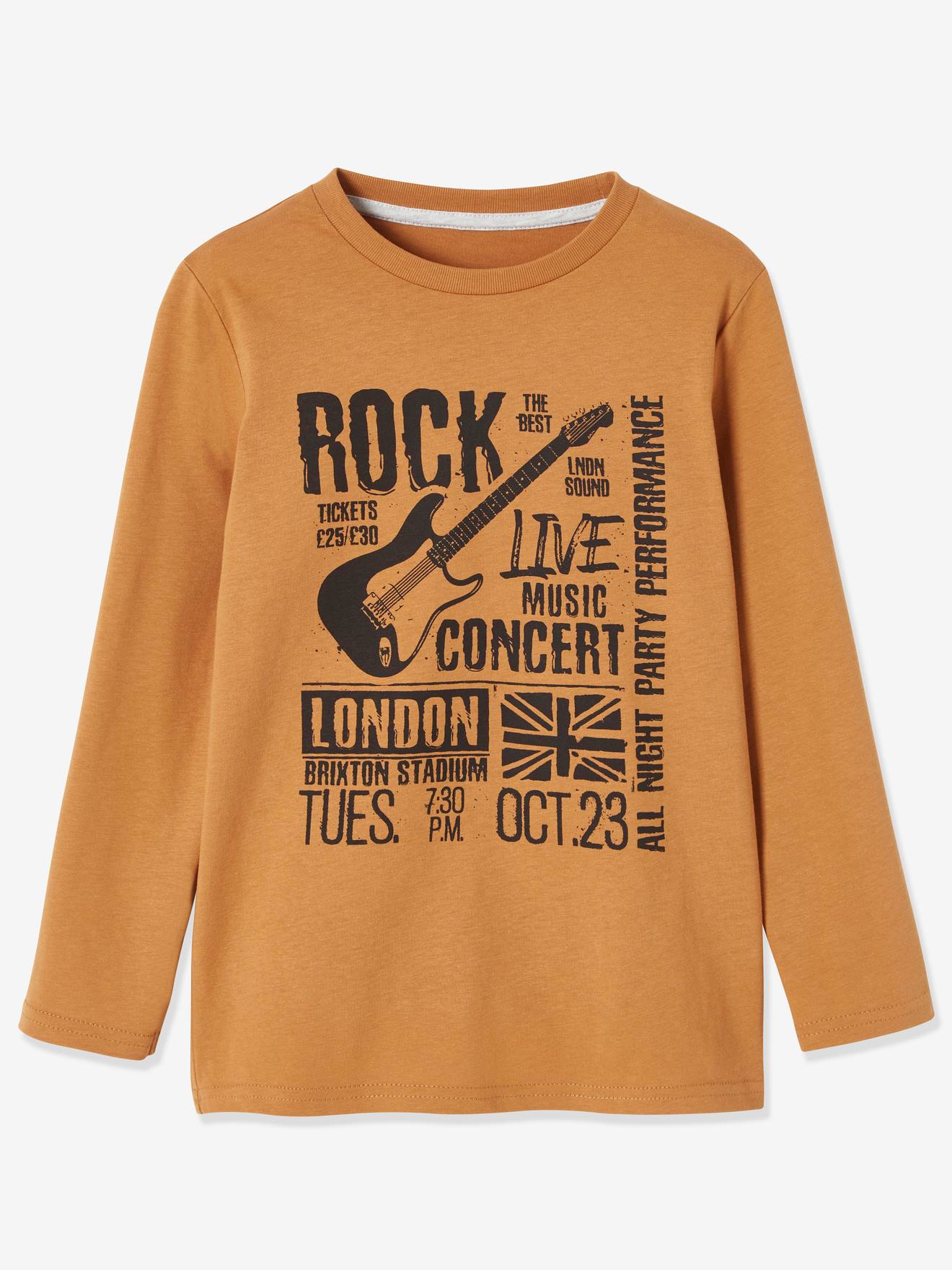 Lot de 3 t-shirts Basics garçon lot camel