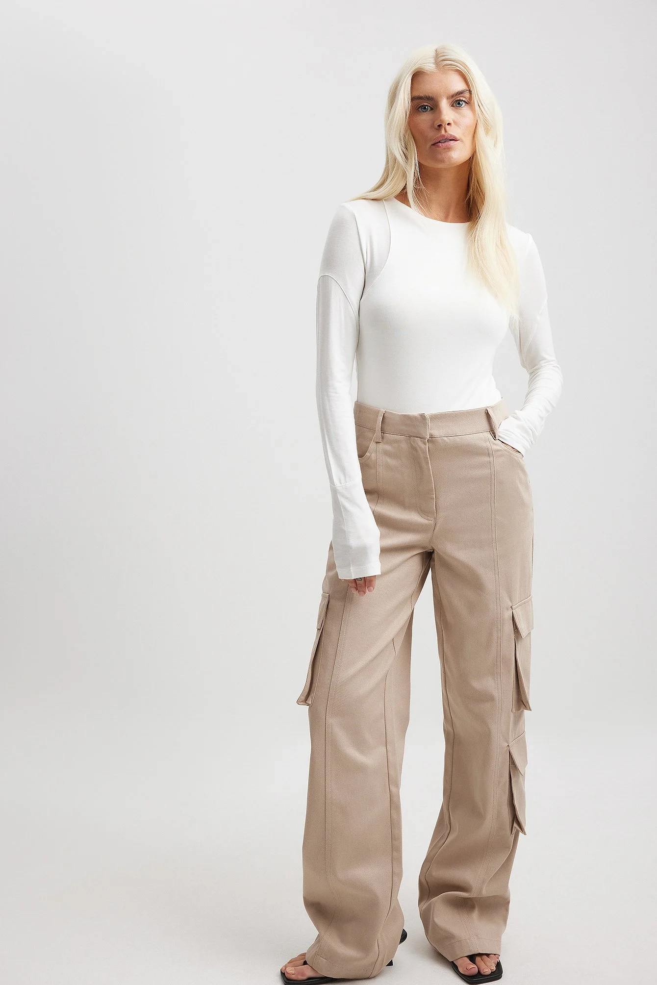 Cargohose mit Nahtverlaufdetail