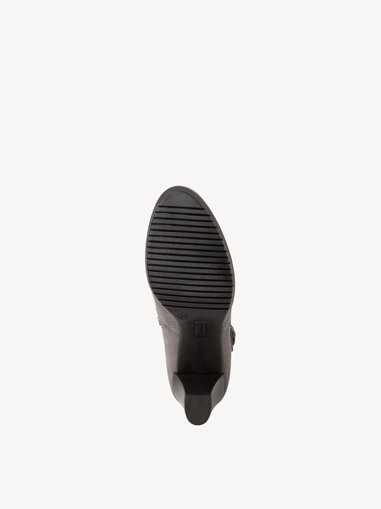Bottine en cuir - gris