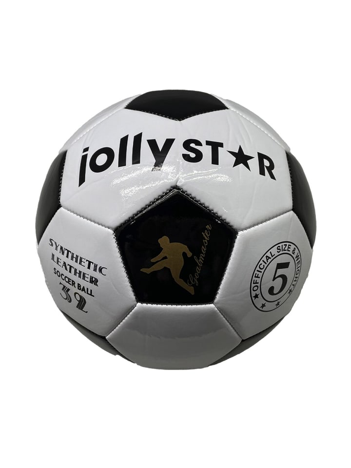 COFI 1453 JollyStar Fußball Euro Ball Größe 5 Semi Pro 32 Panels 350g in Weiß günstig kaufen 5