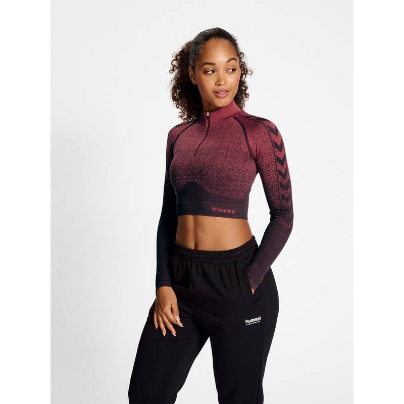 hummel hmlMT FADE SEAMLESS HALF ZIP Sweatshirt Damen