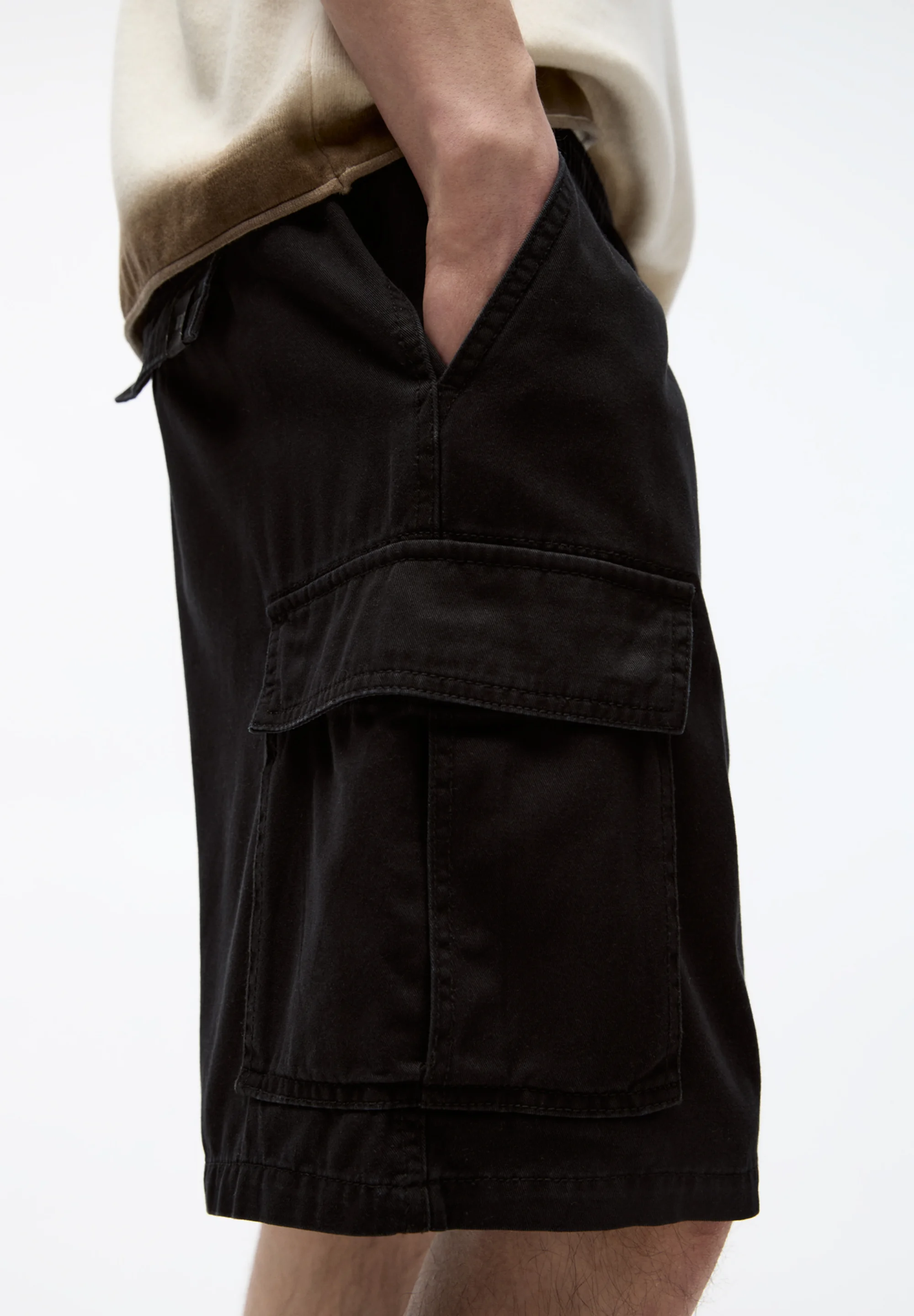 PULL&BEAR BERMUDA - Shorts vaqueros