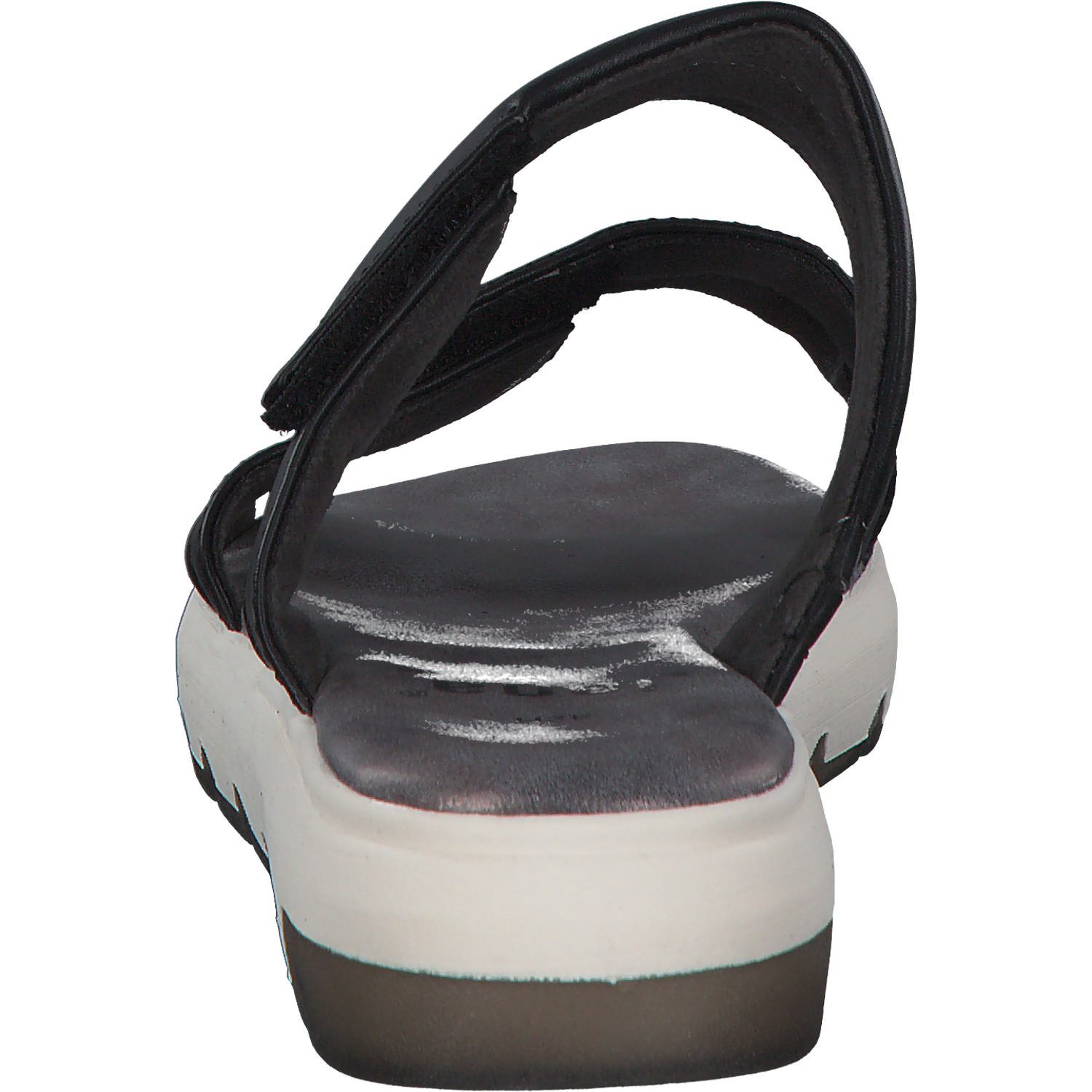 Jana Shoes 27261, Plateau-Pantoletten, Damen, black