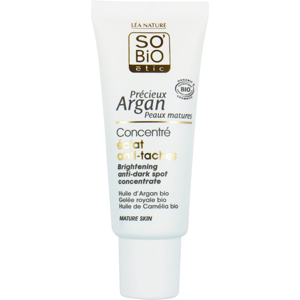 LÉA NATURE SO BiO étic Concentré éclat anti-taches, Précieux Argan Peaux Matures Concentré éclat