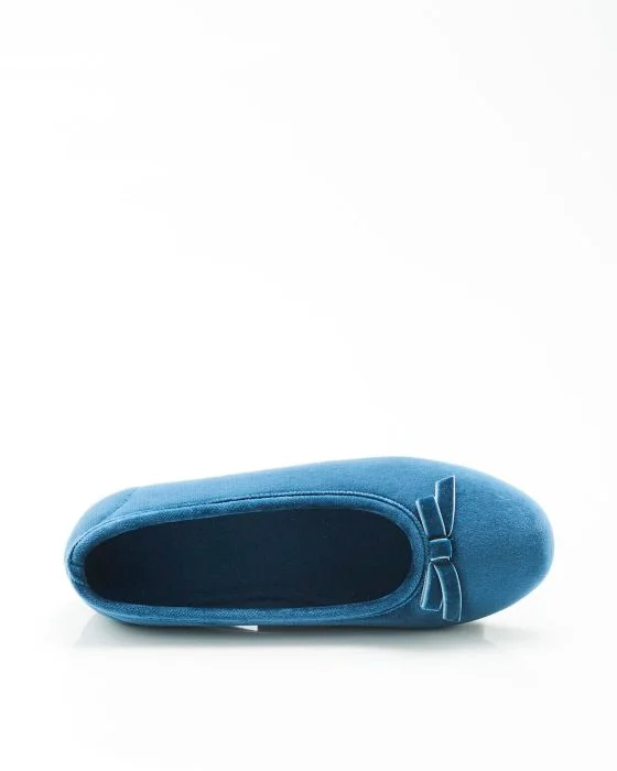 Ballerines aspect velours