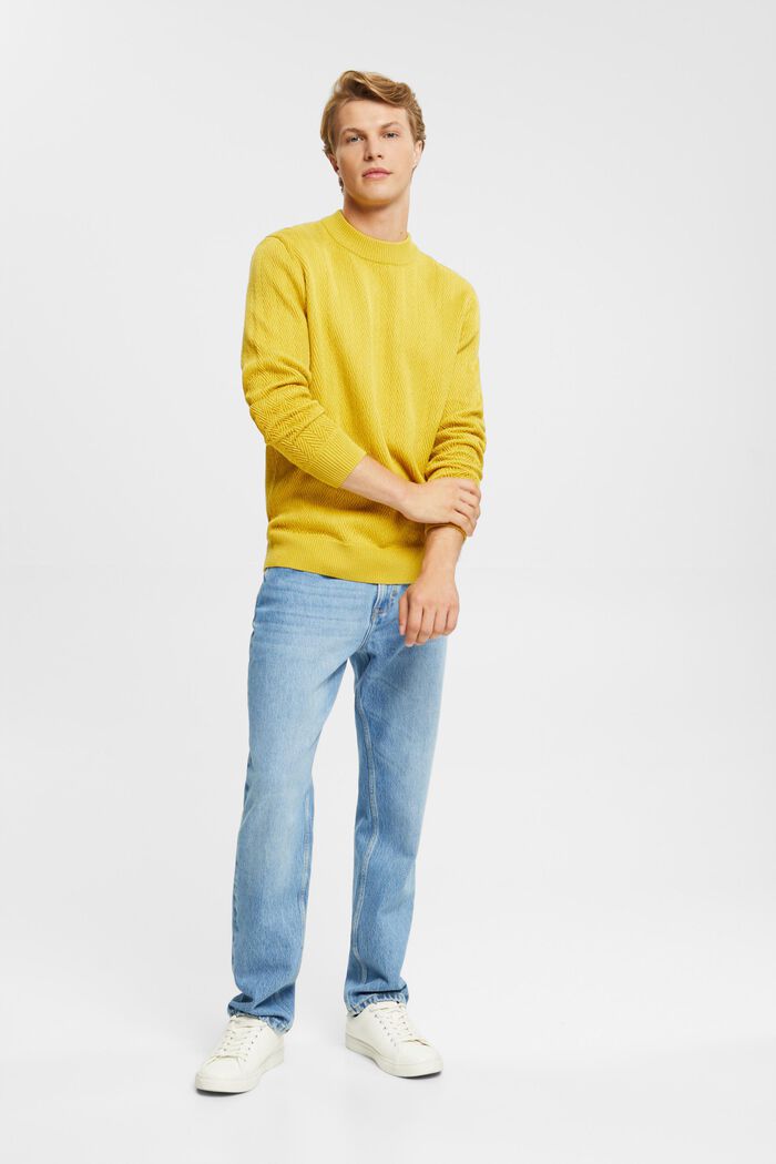 Sweater mit Fischgrat-Muster