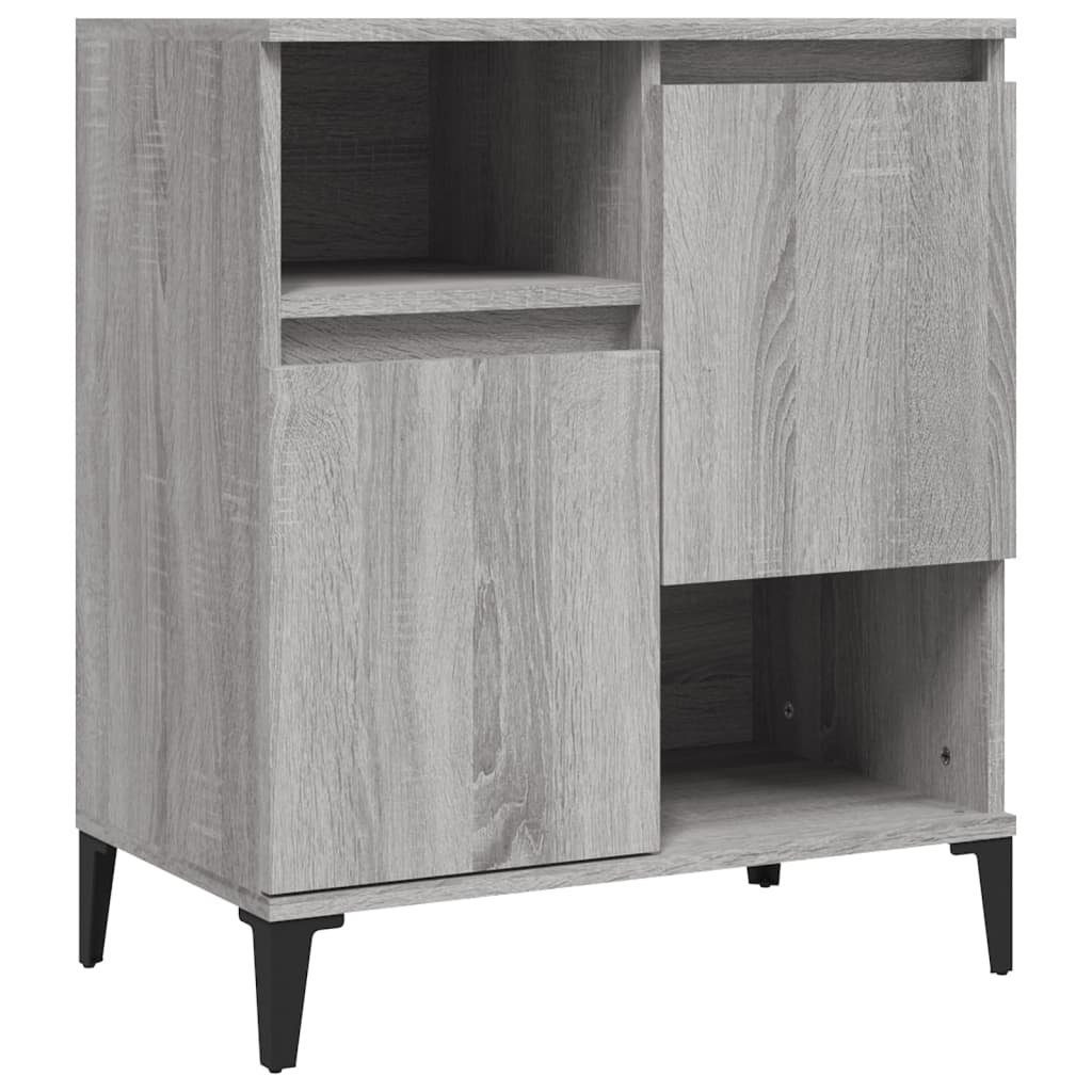 vidaXL Sideboard Sideboard Grau Sonoma 60x35x70 cm Holzwerkstoff (1 St)