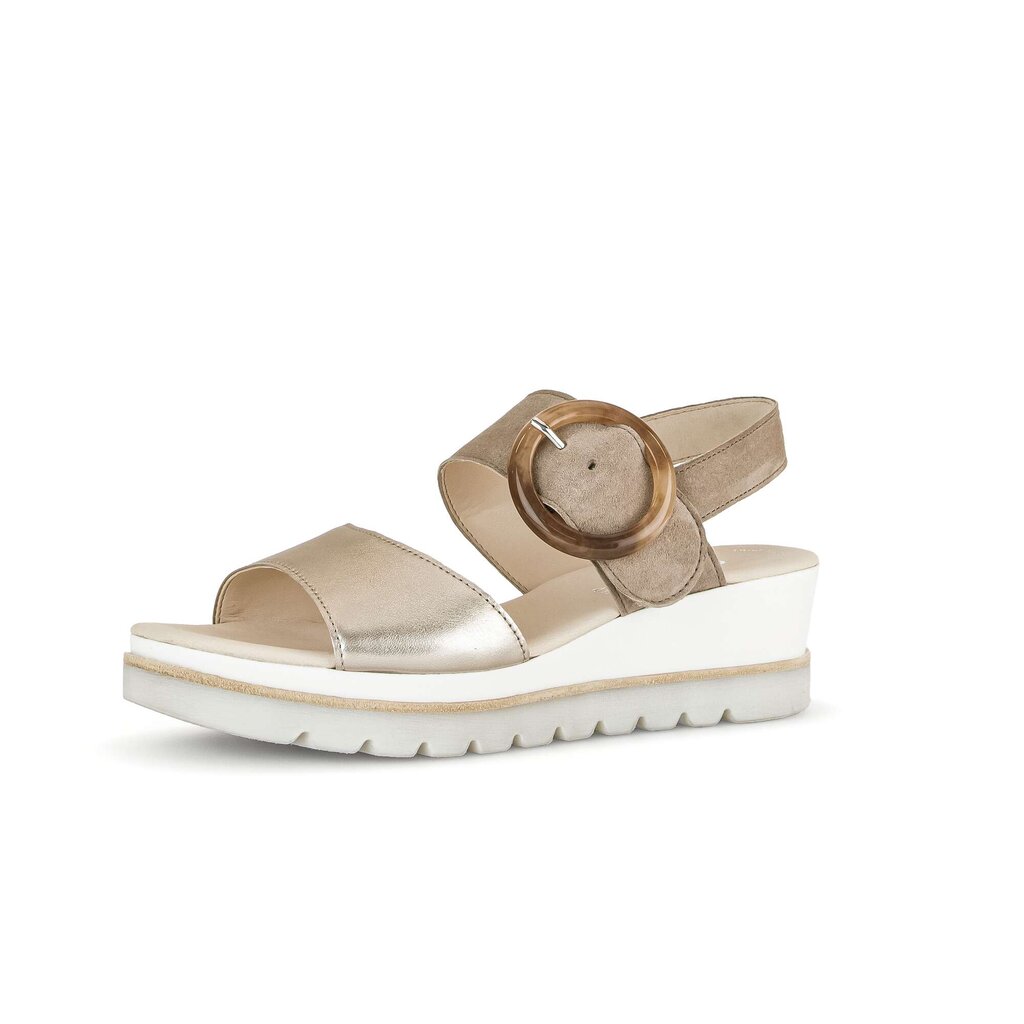 Gabor fashion Keilsandalette beige