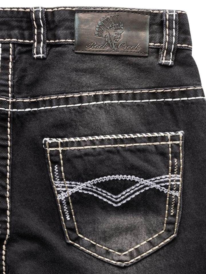 Rock Creek Jeans in Dunkelgrau günstig kaufen