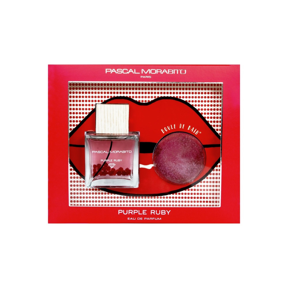 Pascal Morabito COFFRET PURPLE RUBY 95ML EDP + BOULE DE BAIN