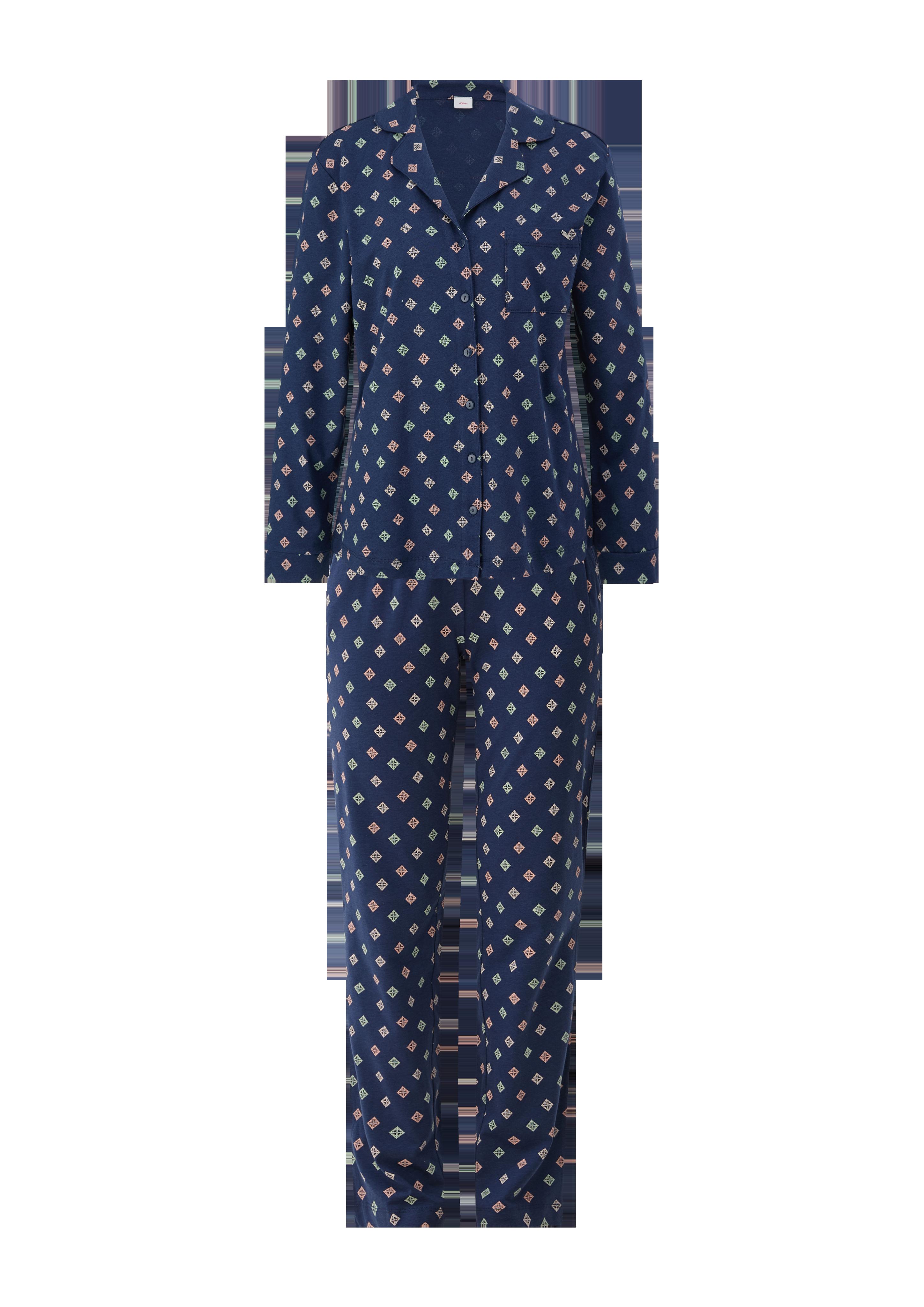 Pyjama aus Baumwollmix  6008369-5865
