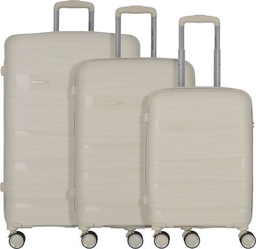 WORLDPACK Miami 4 Rollen Kofferset 3-teilig