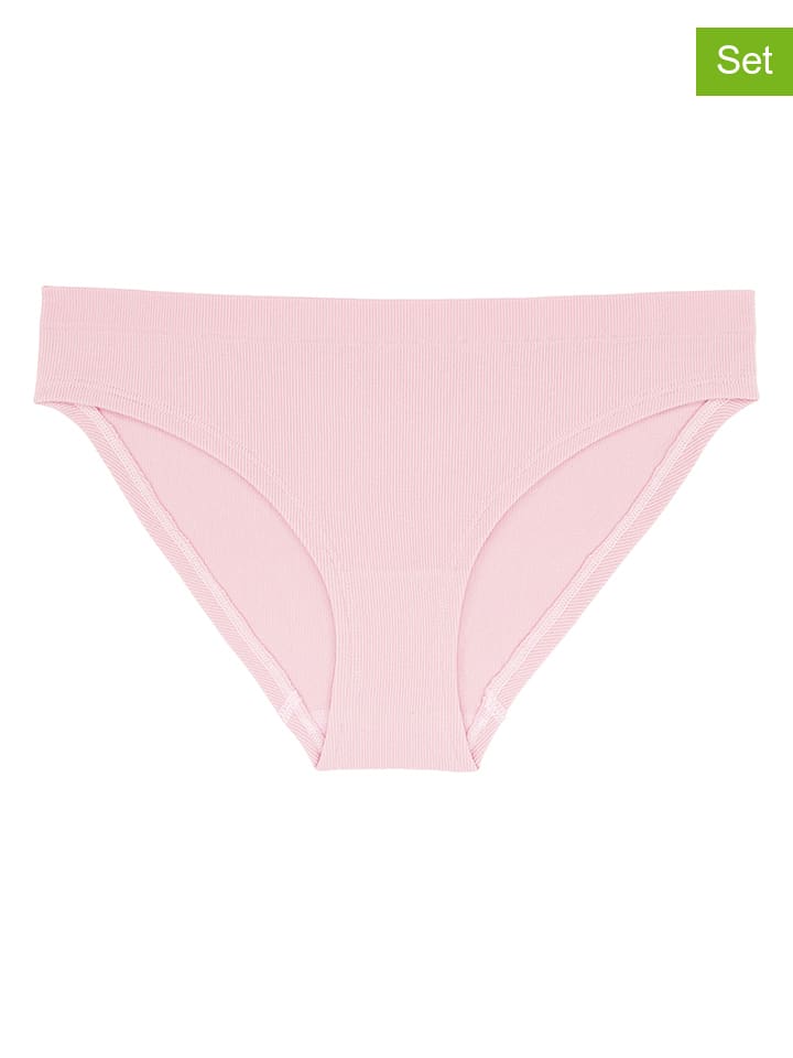 Dorina 3er-Set: Slips in Rosa/ Weiß günstig kaufen