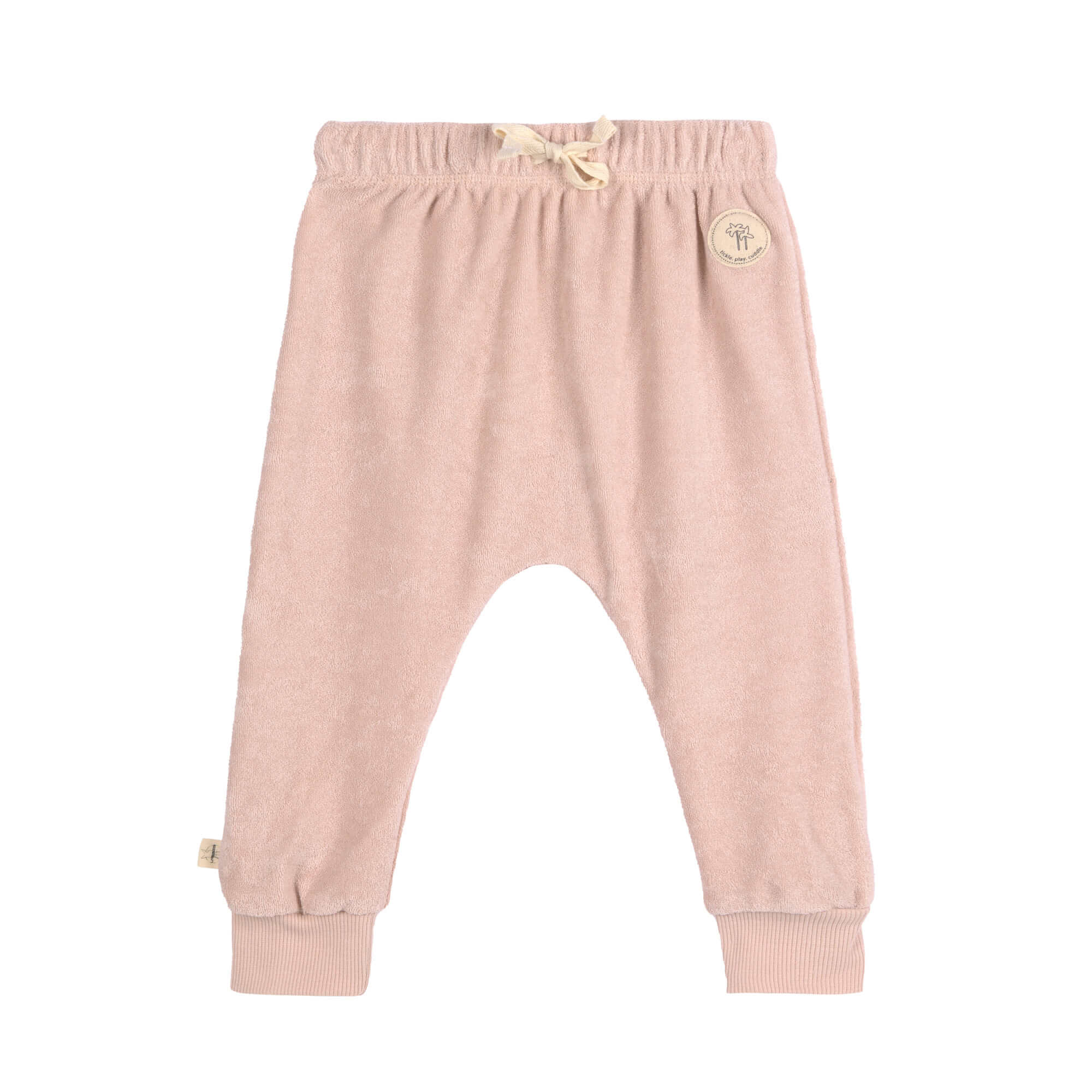 Frottee Hose Kinder - Powder Pink, Rosa
