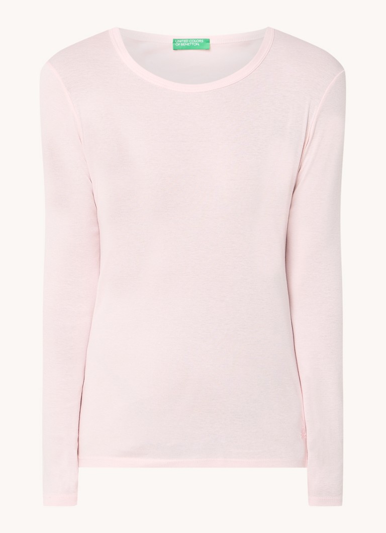 Benetton long-sleeved shirt with round neck