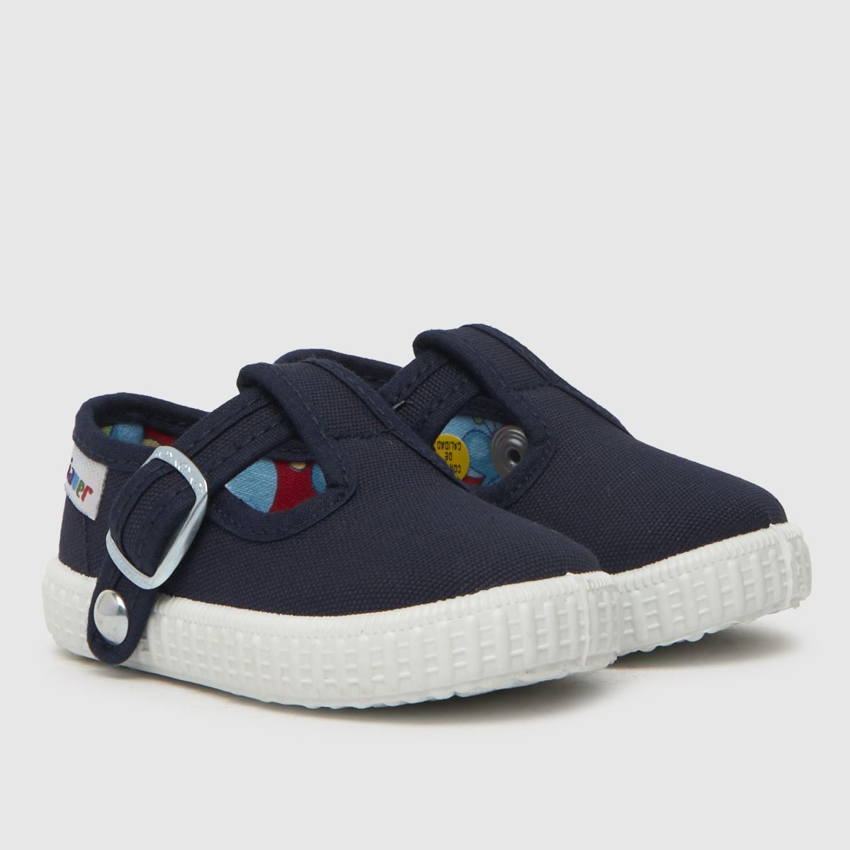 schuh marinblå layette tbar pojkar babyskor