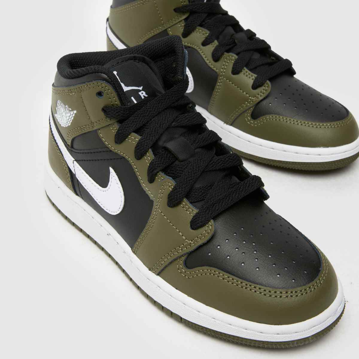 Nike Jordan khaki Air Jordan 1 Mid Pojkar Barn Tränare
